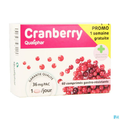 Qualiphar Cranberry Tabletten 60 Promo