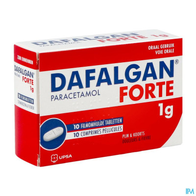 Dafalgan Forte 1g (10 filmomhulde tabletten)