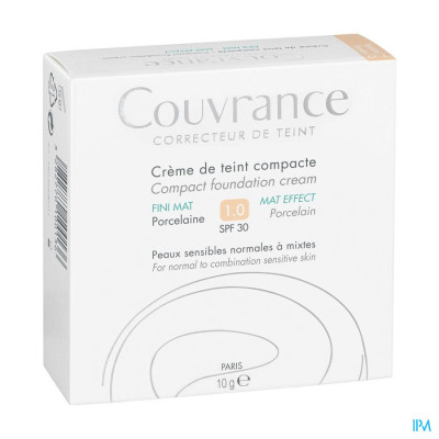 Avène Couvrance Crème Teint Comp.oil Fr.01 Porcel. (10g)