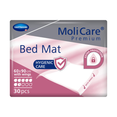 MoliCare® Premium Bed Mat 7 drops 60x90 met instopstroken (30 stuks)