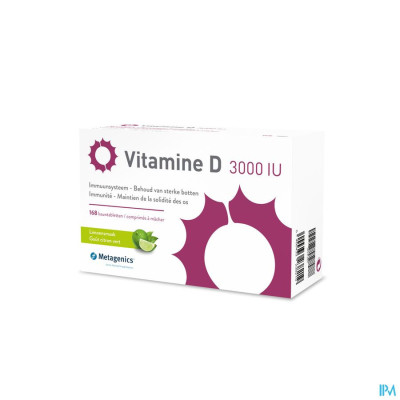 Vitamine D 3000iu Metagenics Tabl 168