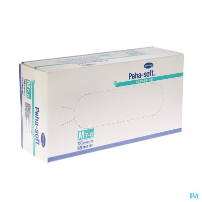 Peha-soft® latex poedervrij M (100 stuks)