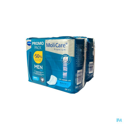 MoliCare® Premium MEN pad 4 drops (2x14 Promopack)