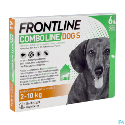 FRONTLINE COMBO® Line Hond S (2-10 kg) - 6 Pipetten