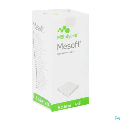 Molnlycke® Mesoft S Kp N/st 4l 5,0x 5,0cm 100 157000