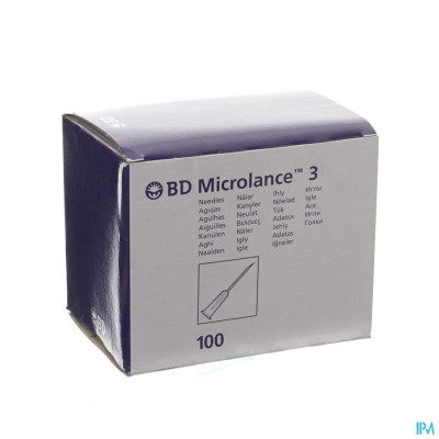 Bd Microlance 3 Naald 23g 1 Rb 0,6x25mm Blauw 100