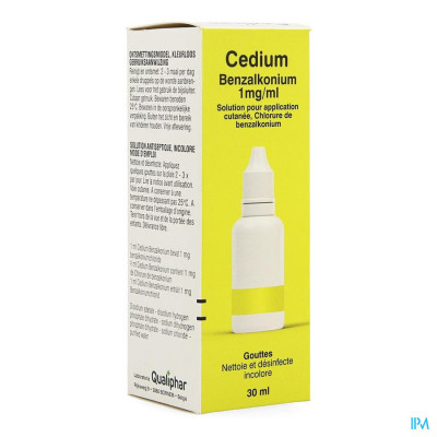 Cedium Benzalkonium Druppels (30 ml)