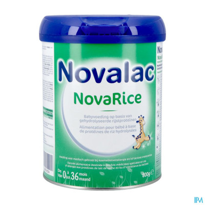 Novalac NovaRice - 0 tot 36 maand (800g)