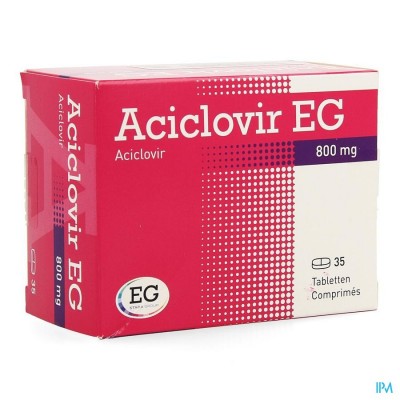 Aciclovir EG 800 Comp 35 X 800mg