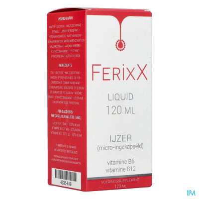 ixX Pharma FerixX Liquid (120ml)