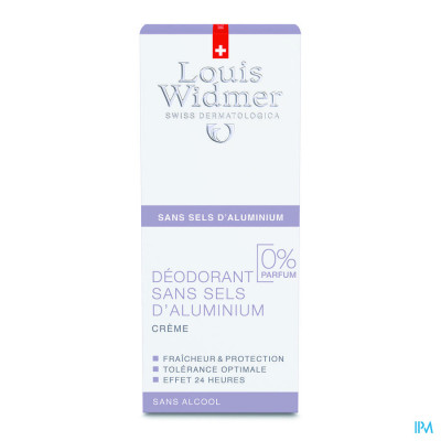 Louis Widmer - Deo Crème zonder Aluminiumzouten (zonder parfum) - 40ml