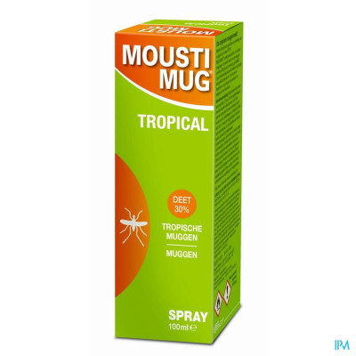 Moustimug Tropical Spray 30% Deet (100ml)