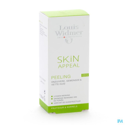 Louis Widmer - Skin Appeal Peeling (zonder parfum) - 50 ml