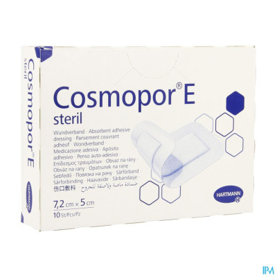 Cosmopor® E Zelfklevend Wondsnelverband 7,2x5cm (10 st)