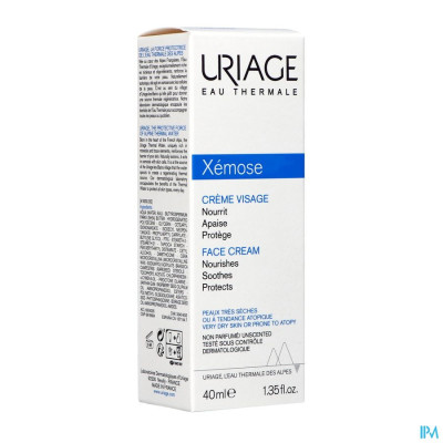 Uriage Xemose Gezichtscreme Nf Tube 40ml