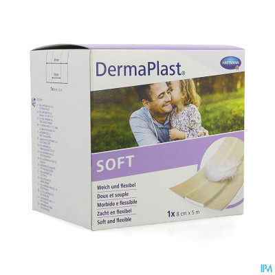 DermaPlast® SOFT 8cmx5m (1 stuk)