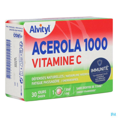 Alvityl Acerola 1000 Vitamine C (30 kauwtabletten)