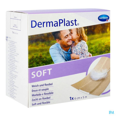 DermaPlast® SOFT 6cmx5m (1 stuk)