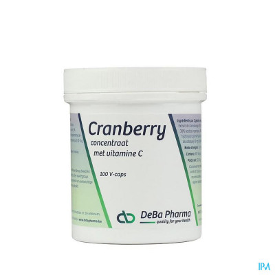 Cranberry 25000-c V-caps 100 Deba