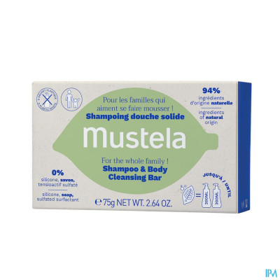 Mustela Shampoo & Body Cleansing Bar 75g