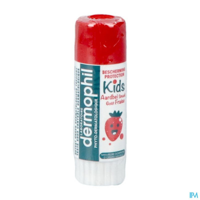 Dermophil Lippenstift Protection Kids Aardbei (4g)