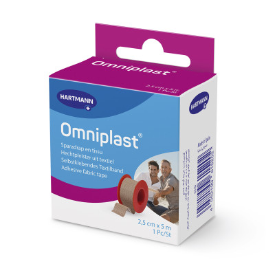 Omniplast® Selfcare Fixatiepleister 2,5cmx5m (1 rol)