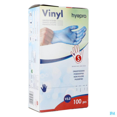 Pharmex Handschoenen Blauw Vinyl S Poedervrij 100