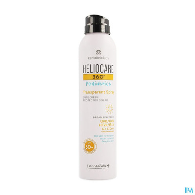 Heliocare 360 Pediat.transparent Spray Ip50+ 200ml