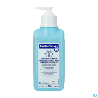 Hartmann Bode Sterillium Gel pure, 475 ml w.pump BE/EN