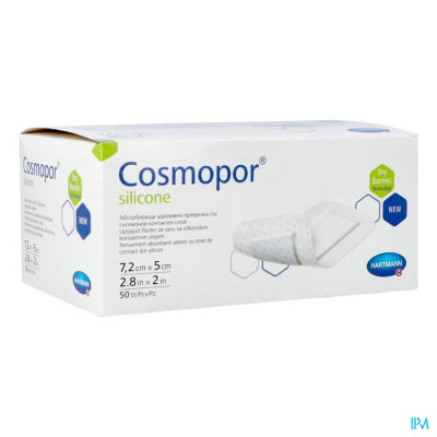 Cosmopor® Silicone 7,2x5cm (50 stuks)