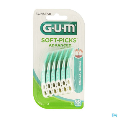 GUM® Softpicks Advanced Regular 60st 650m60