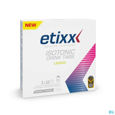 Etixx Isotonic Lemon (30 bruistabletten)