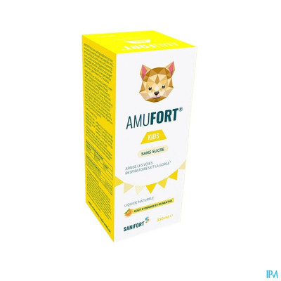 AMUFORT® Kids Siroop zonder suiker (150 ml)