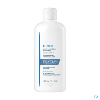Ducray Elution Shampoo Zacht Evenwichtherstel. (400ml)