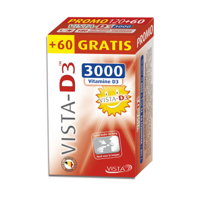Vista-D3 3000 PROMO (120+60 smelttabletten)
