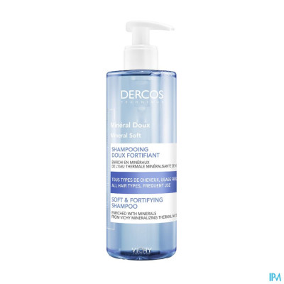 Vichy Dercos Mineral Doux Shampooing Doux Fortifiant 390ml