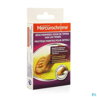 Mercurochrome Beschermers Tippen Tenen