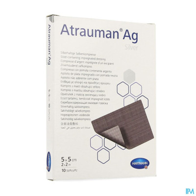 Atrauman® Ag 5x5cm Steriel (10 stuks)