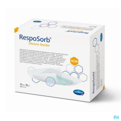 RespoSorb® Silicone Border 10x10cm (10 stuks)