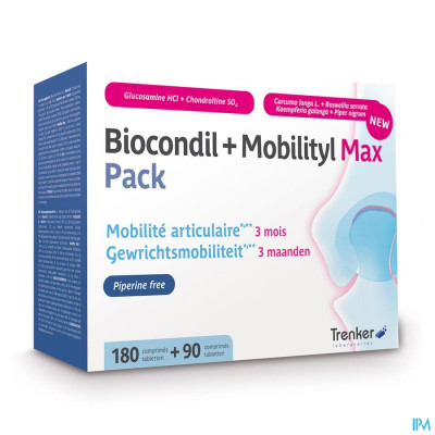 Biocondil + Mobilityl Max Pack - Nieuwe Formule (180 + 90 tabletten)