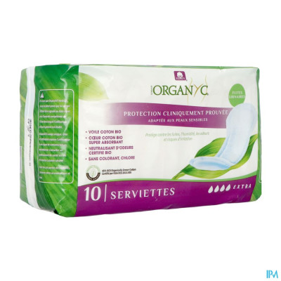 Organyc® Verband Urineverlies Extra Biokatoen (10 stuks)