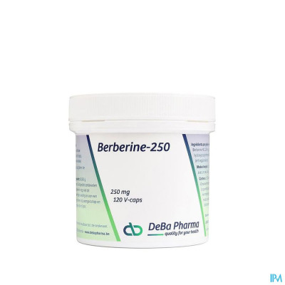 Berberine 250mg V-caps 120 Deba