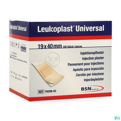 Leukoplast Universal Inj. 19x40mm 100