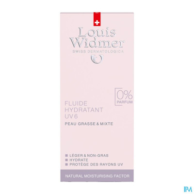 Louis Widmer - Fluide Hydratant UV6 (zonder parfum) - 50ml