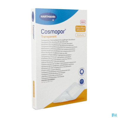 COSMOPOR TRANSPARENT 9x15 cm 5 p/s