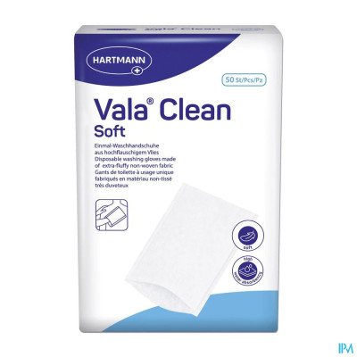 ValaClean Soft Washandjes voor eenmalig gebruik (50 stuks)