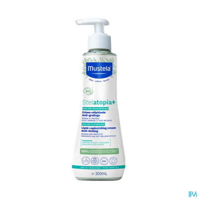 Mustela Stelatopia+ Herstellende Crème Anti-jeuk (300ml)