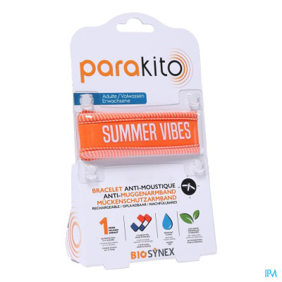 Parakito Anti-Muggenarmband Navulbaar Summer Vibes