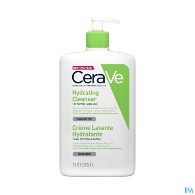 CeraVe Hydraterende Reinigingscrème 1000 ml