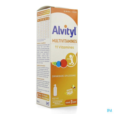 Alvityl Vitaliteit 11 Multivitamines Drinkbaar (150ml)